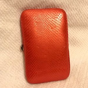 Red Business Card Wallet
